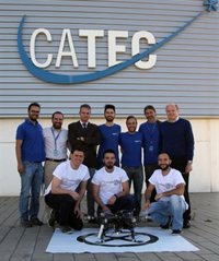 Un equipo de investigadores de Catec parte a Abu Dabi para participar en la mayor competición internacional de drones