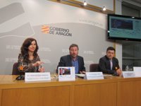 Una postal de prepago difunde el tramo aragonés del Camino de Santiago