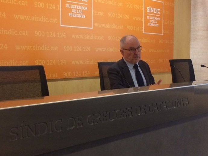 El síndic de Greuges, Rafael Ribó