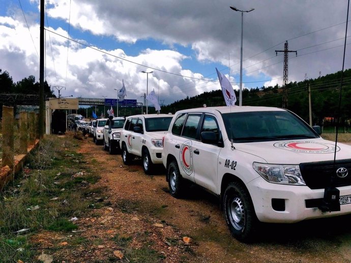 Convoy del CICR en Siria