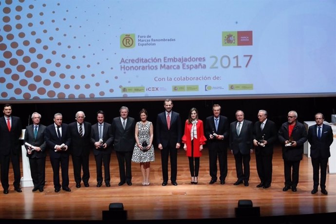 El Rey preside el acto de embajadores honorarios de la Marca España