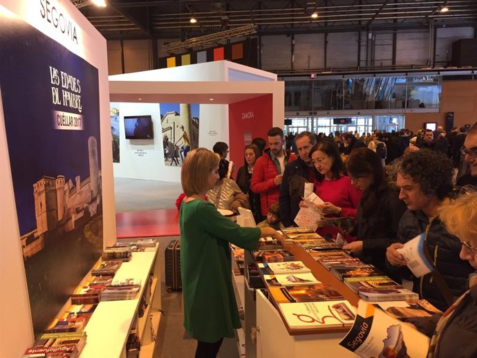 Imagen del expositor de Cuéllar en Fitur