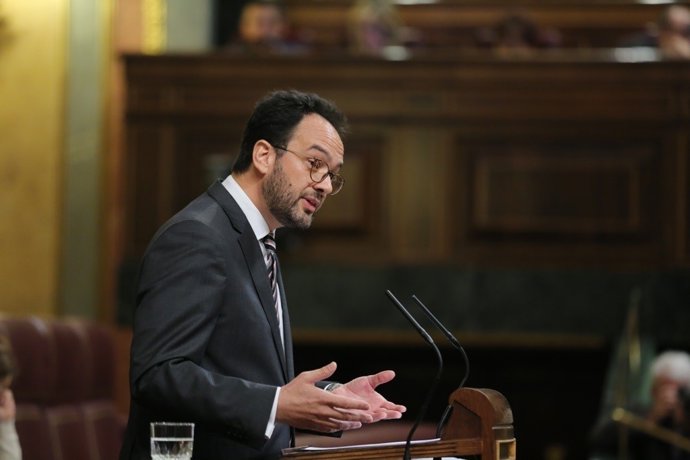 Antonio Hernando en el debate en el Congreso sobre el Consejo Europeo
