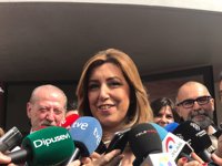 Susana Díaz insiste en que el día 26 será cuando hablará del PSOE
