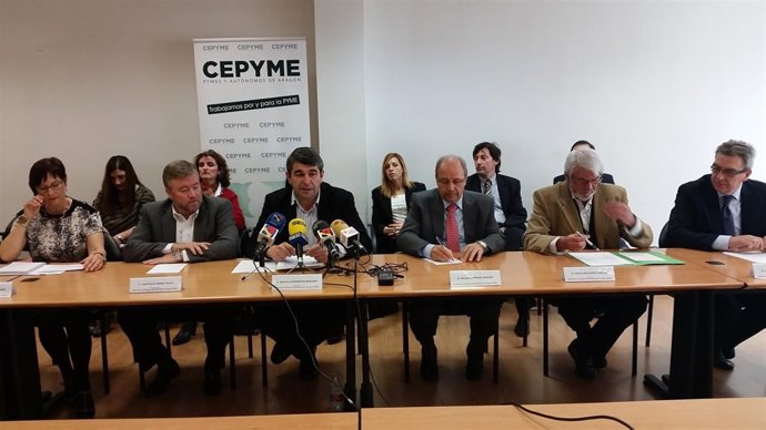 Miembros de la Federación de Polígonos Empresariales de Aragón