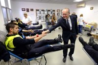 La Policía Local de Málaga logra 207 donaciones de sangre y supera el objetivo de las 175 extracciones propuesto