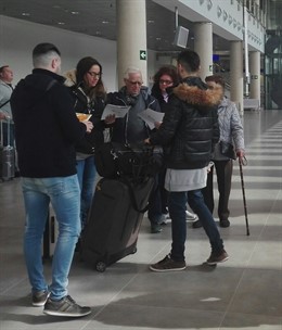 REPARTO DE PROGRAMAS DE LA MAGDALENA EN EL AEROPUERTO