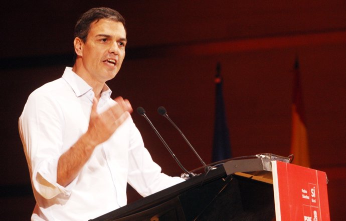 Pedro Sánchez, en el acto en Cádiz el pasado fin de semana