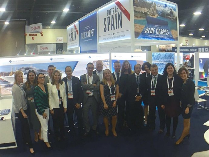 Delegación del Puerto de Barcelona en la Seatrade Cruise Global
