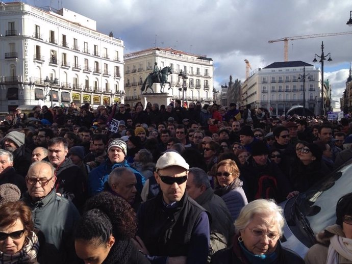Manifestación Marcha por el cambio. Podemos Madrid.