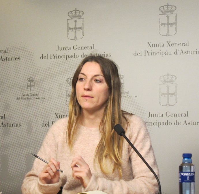 La diputada de Podemos Asturias Lucía Montejo.                    