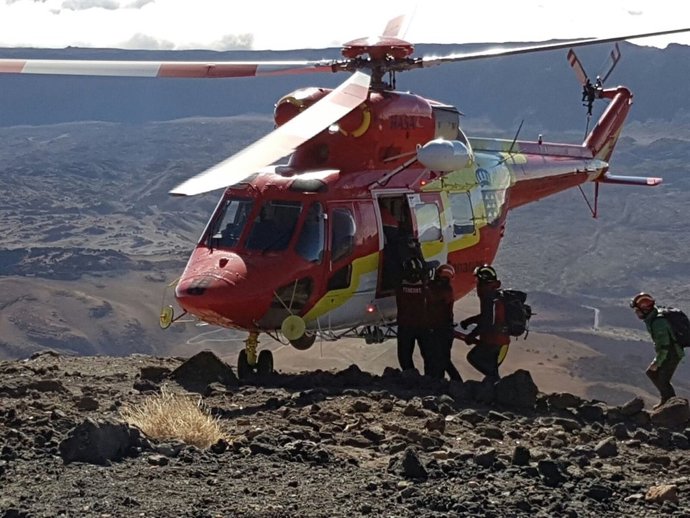 Rescate en el Teide