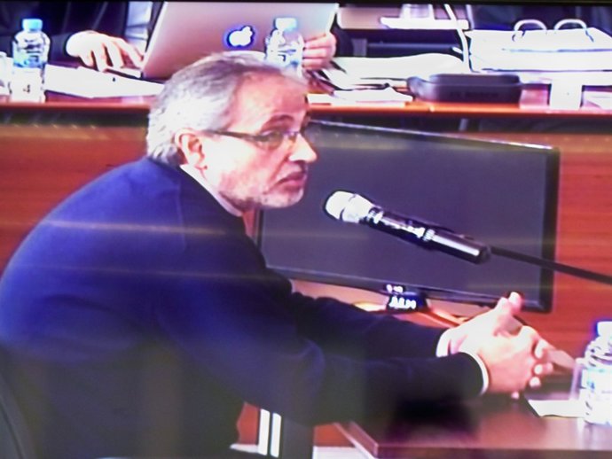Empresari Juan Antonio Menchén, acusat en el judici del cas Palau