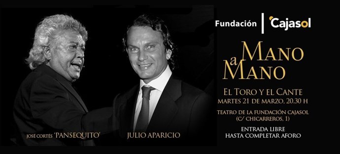Panseguito y Julio Aparicio, mano a mano en Fundación Cajasol