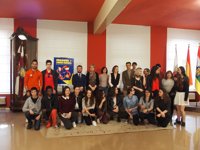 Gamarra asegura que el programa 'Erasmus +' "contribuye a la internacionalización de Logroño"