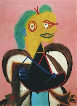 Retrato de Lee Miller vestida de arlesiana, 1937. The Penrose Collection