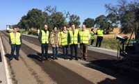 La Junta finalizará en primavera las obras de mejora de la seguridad vial en la A-422 en Los Pedroches