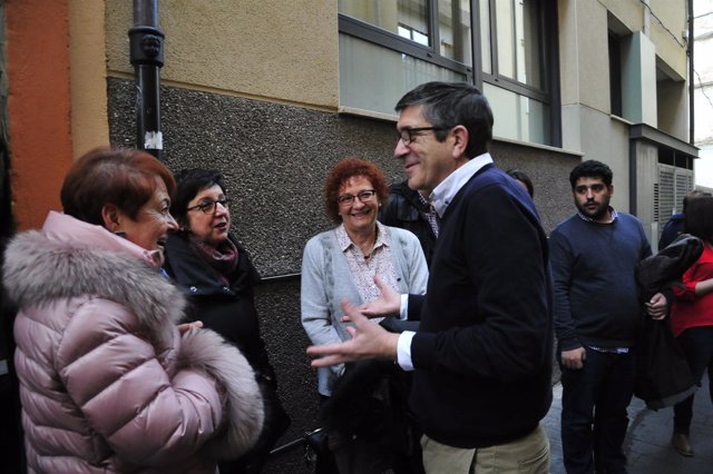 Patxi López ha visitado Teruel este lunes. 