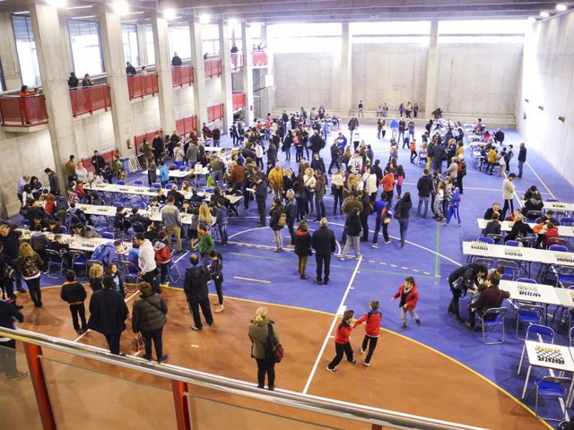 Más de 200 escolares han disfrutado del ajedrez en el Pabellón de Carboneras.