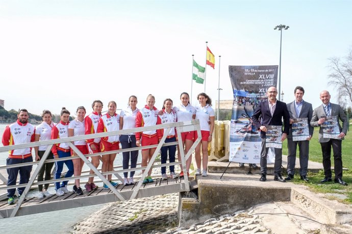 Presentación del Campeonato de España de Invierno de  Piragüismo en Sevilla