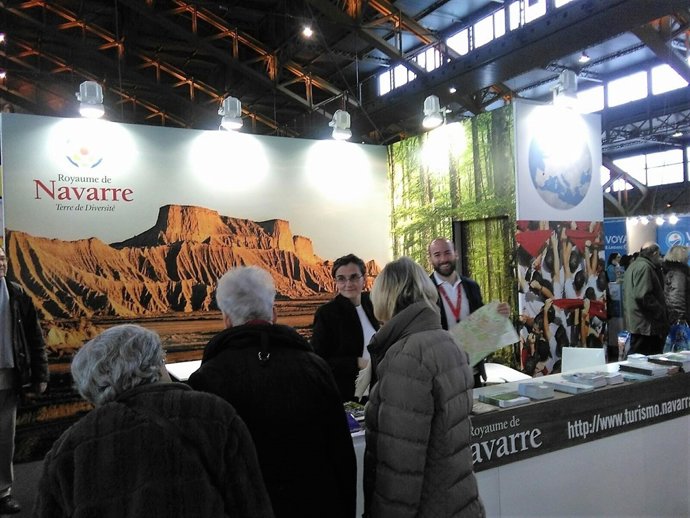 Stand de Navarra en la feria de Lyon 