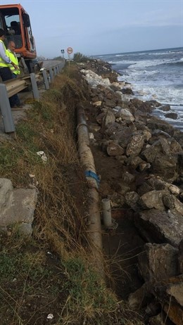 Tuebería reparada en Vélez- Málaga 