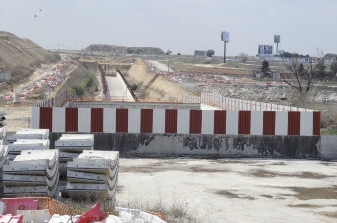 Obras del tren entre Móstoles y Navalcarnero