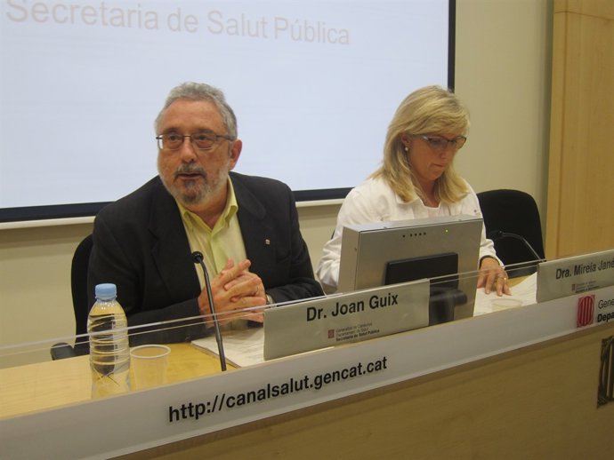 Joan Guix i Mireia Jané (Conselleria Salut)
