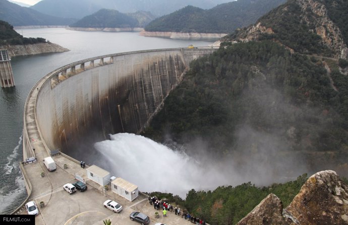 Central hidroeléctrica Susqueda, en la comarca de La Selva 