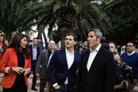 Rivera aplaude el trabajo de Ciudadanos en Andalucía y critica que con el PP en la oposición "no se ha movido nada"
