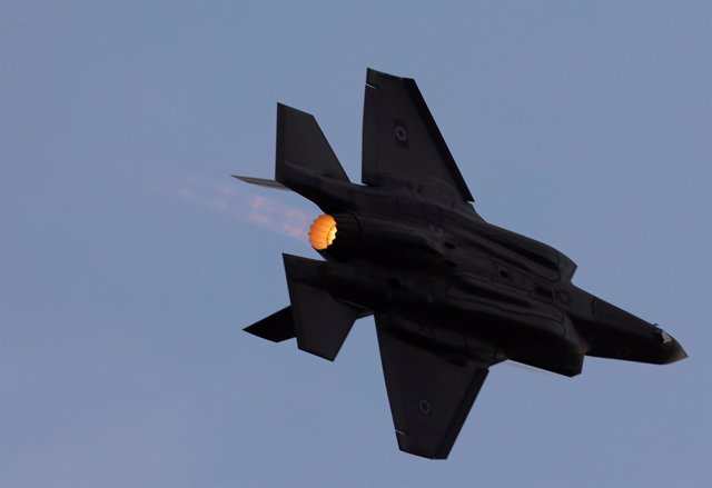 Avión F-35 de las fuerzas israelíes