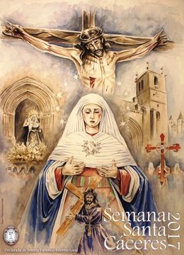 Cartel de la Semana Santa de Cáceres 2017