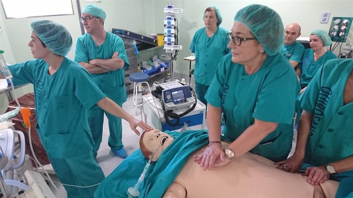 Curso de simulación de anastesia 