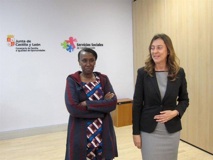 Kankindi y Vázquez en la Consejería de Familia