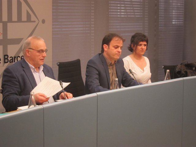 Gala Pin, Jaume Asens i Fernando Pindado