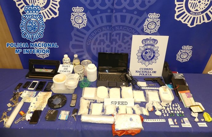 Imagen de la droga incautada