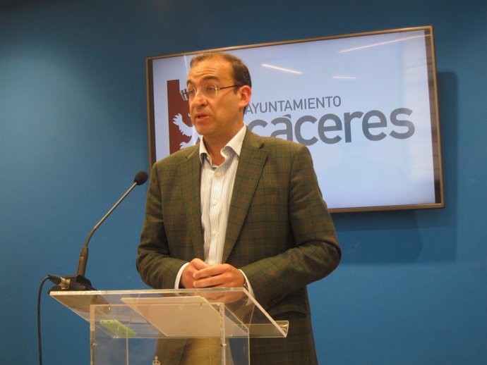 Rafael Mateos, portavoz del equipo de Gobierno de Cáceres                   