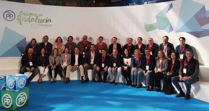 Comité organizador del congreso del PP-A Málaga 2017