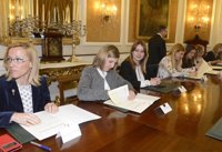 Diputación firma convenios por 43.000 euros con entidades con fines sociales