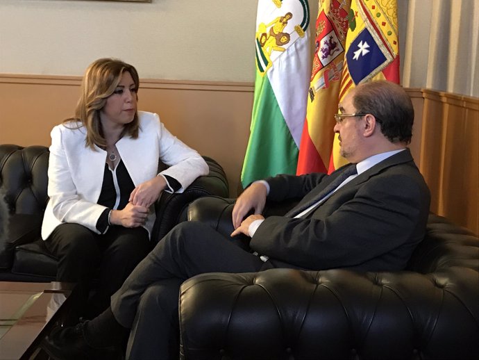 Javier Lambán y Susana Díaz