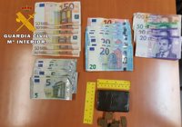 Detenidas dos personas que transportaban en un vehículo 109 gramos de hachís