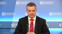 Urkullu pide a los Gobiernos español y francés "altura de miras" para el desarme final