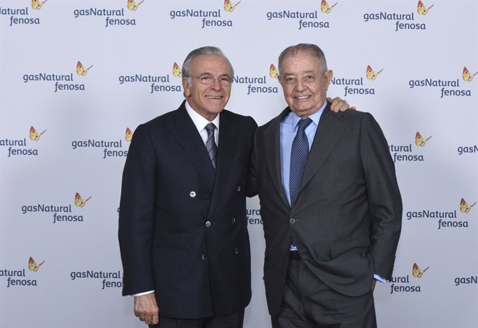 Isidre Fainé i Salvador Gabarró. Relleu en la presidència de Gas Natural Fenosa