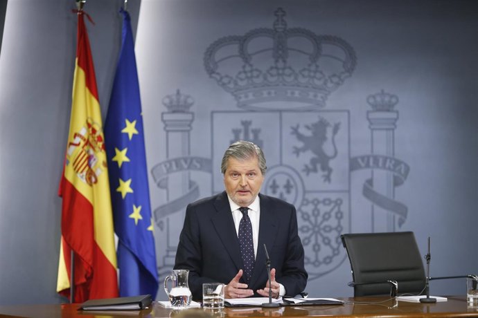 Iñigo Méndez de Vigo en la rueda de prensa tras el Consejo de Ministros