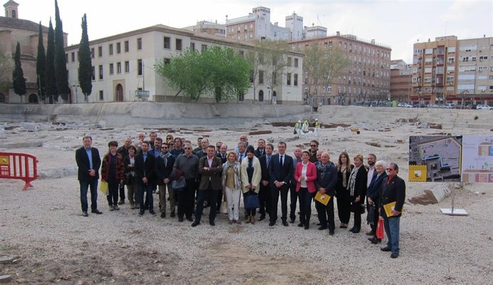 Presentación inicio obras yacimiento San Esteban                
