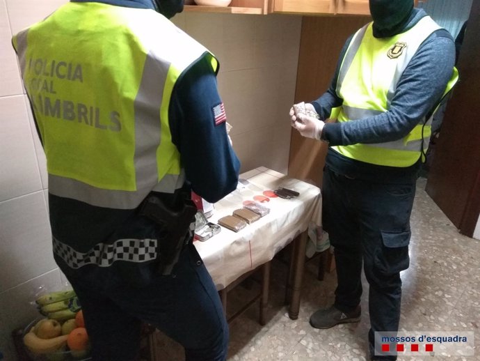 Operación contra una banda de traficantes de droga en Cambrils