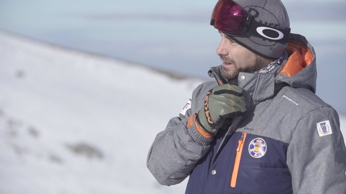 Israel Planas, entrenador de Snowboard cross de la RFEDI