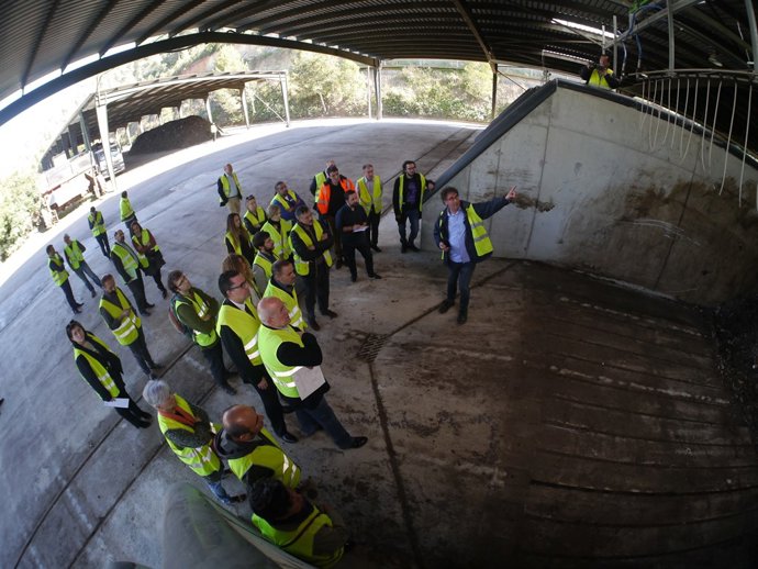 Inauguració de les millores de la planta de Torrelles de Llobregat