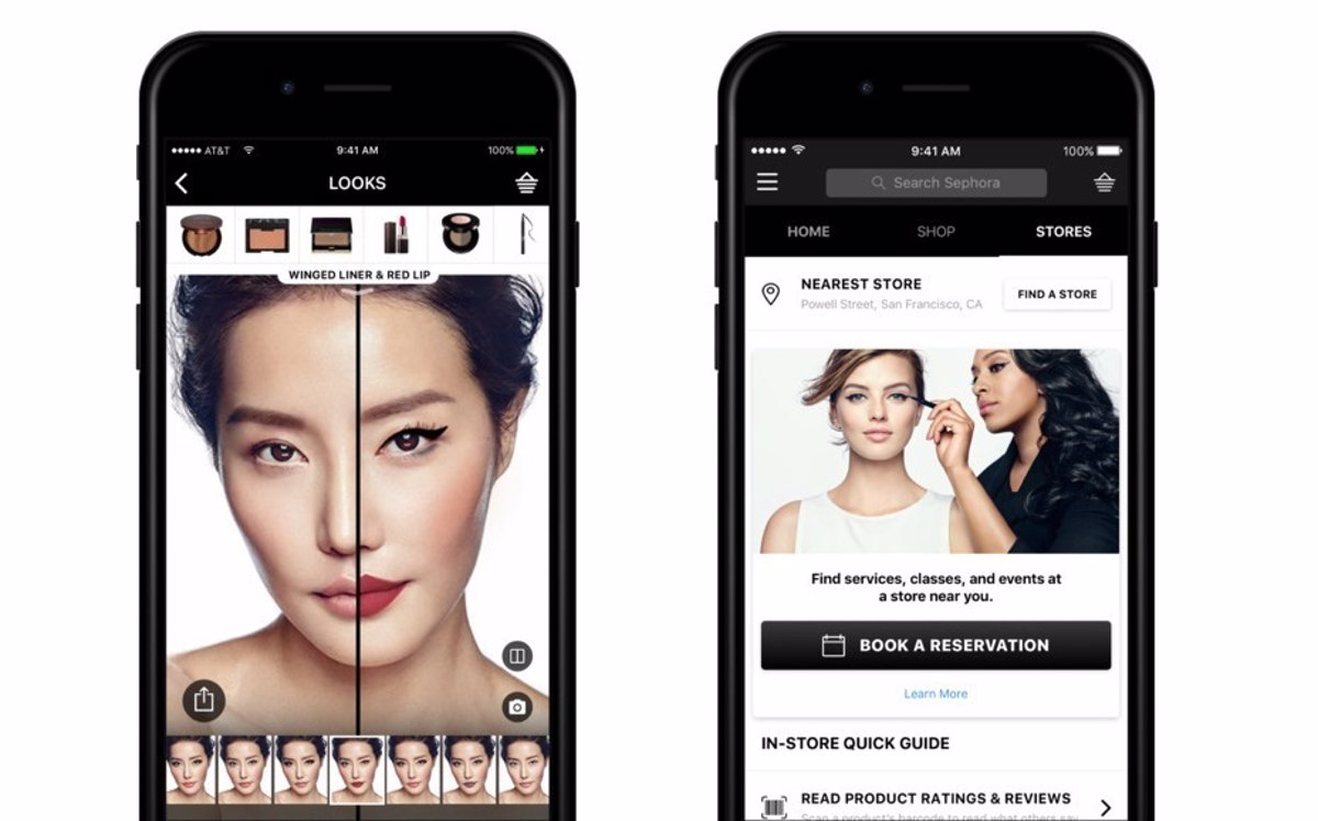 La 'app' de Sephora introduce una función de realidad aumentada para probar  maquillaje desde el móvil