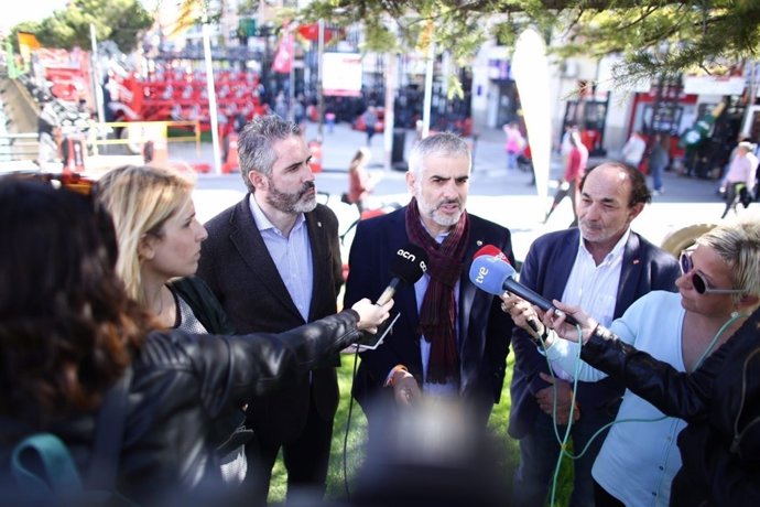 Carlos Carrizosa en la Fira de Sant Josep de Mollerussa
